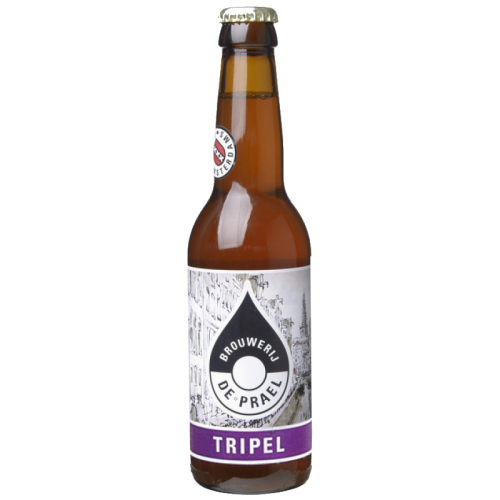 De Prael Tripel fles van 0,33 liter De Prael Tripel fles van 0,33 liter